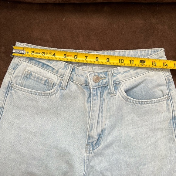 VERVET LOS ANGELES Light Blue Distressed Women's Jeans - Picture 9 of 12